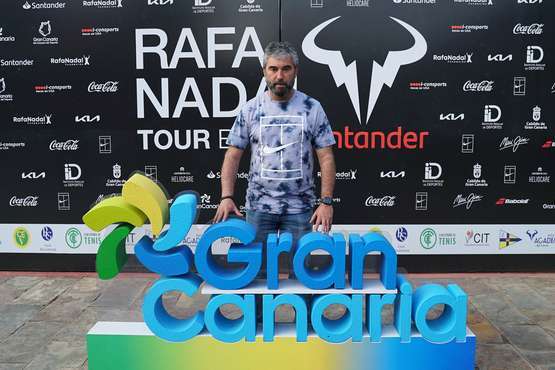Quinta jornada en Telde del Rafa Nadal Tour by Santander/TA.